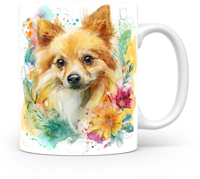 Beker Grote Duitse Spitz (Grossspitz)