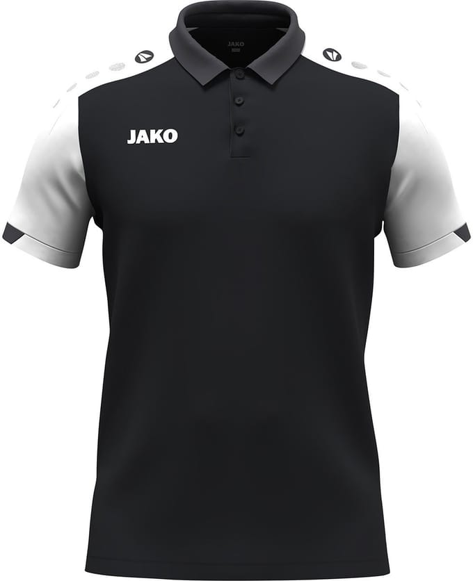 Jako Dynamic Polo Heren - Zwart / Wit / Antraciet | Maat: 4XL