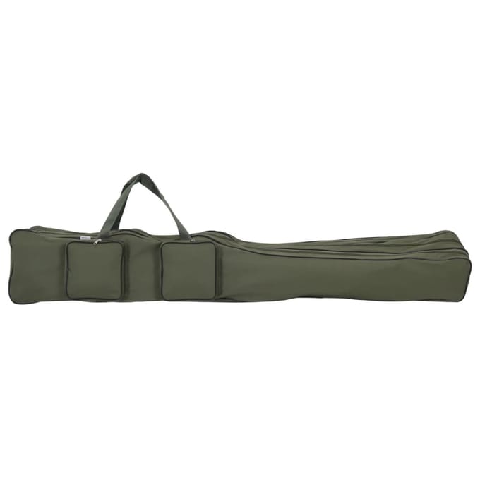 vidaXL - Hengeltas - 150 - cm - oxford - stof - donkergroen