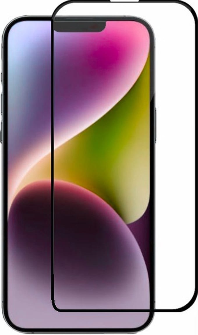 Full Cover Screenprotector Geschikt Voor iPhone 14 Plus - Volledige Beschermglas - PREMIUM Tempered Glass - 1 stuk