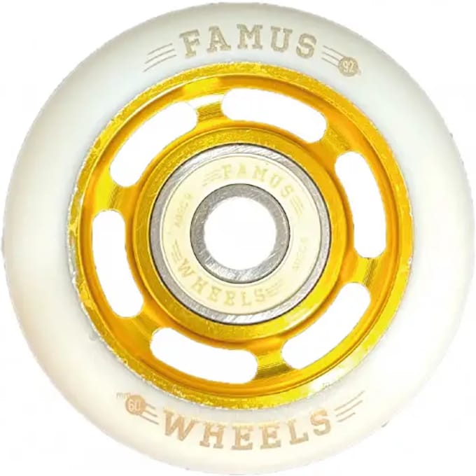 Set van 4 rollerwielen Famus Wheels 92A