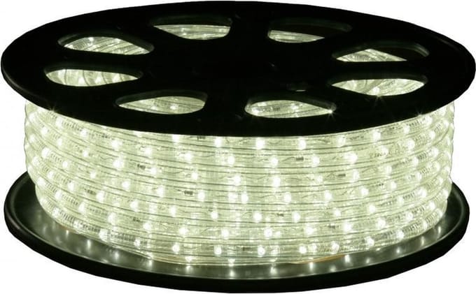LED Lichtslang - 44 meter - koud wit - 220V IP44