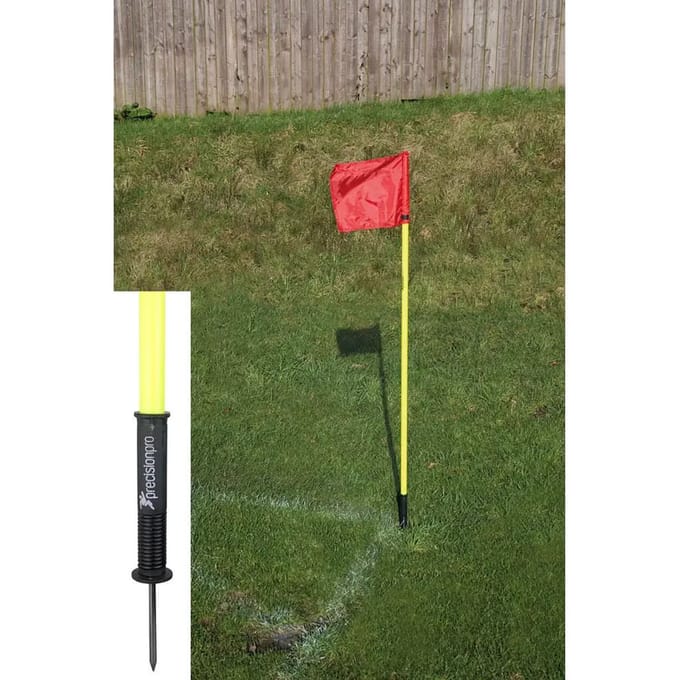 Hoek voetbalvlag Precision Sprung (x4)