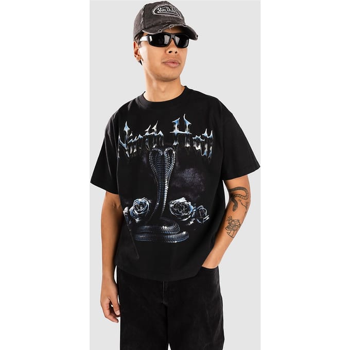 Ninth Hall Not So Subliminal Cropped T-Shirt zwart