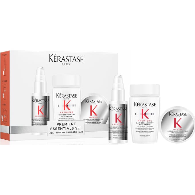 Kérastase Première Discovery Geschenkset - Pre-shampoo 45ml, Shampoo 80ml & Masker 75ml - Voor Beschadigd Haar
