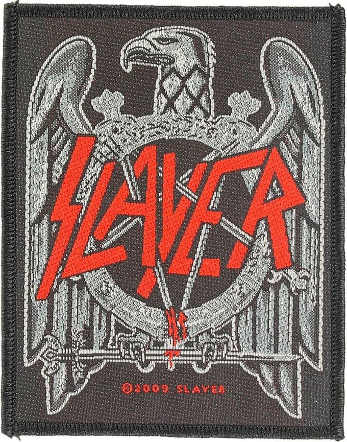 Slayer Patch - Black Eagle - voor Geen - zwart-grijs-rood