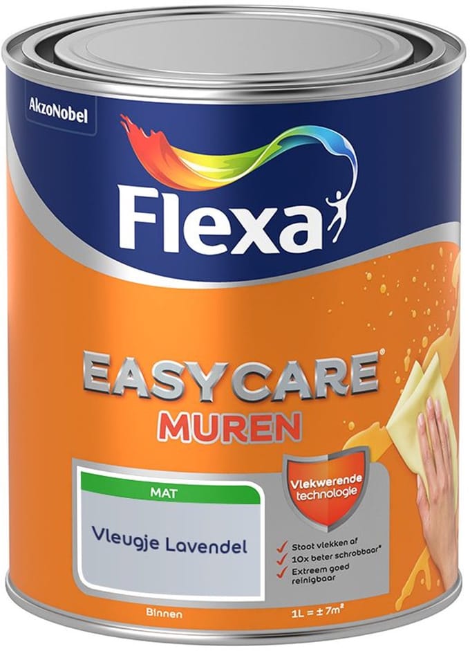 Flexa - Easycare Muren - Vleugje Lavendel - Mengverf - 1 L