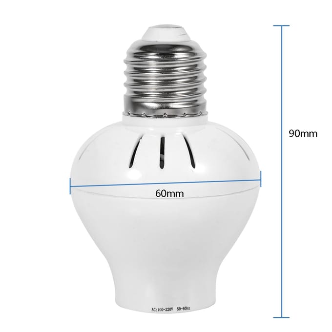Douille de lampe à LED avec détecteur de mouvement PIR et radar à micro-ondes E27 AC 100 ?240 V