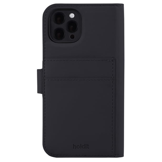 Holdit Wallet Case Magnet Plus geschikt voor Apple iPhone 12 (Pro) - Zwart