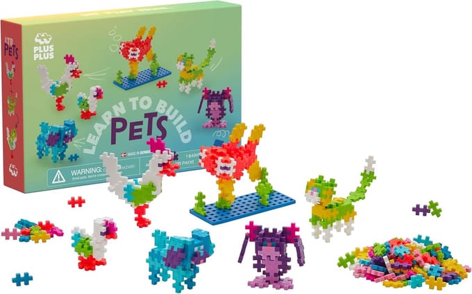 Plus-Plus Learn to Build dieren 275 delige bouwset - 3962 - Bouwspeelgoed - Constructiespeelgoed - Set met bouwstenen - Vanaf 5 jaar
