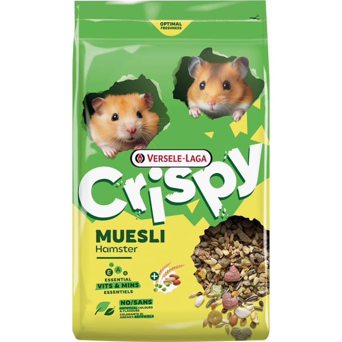 Versele-Laga Crispy Muesli Hamster | 750 g, 2,5 kg en 9 kg 2,5KG