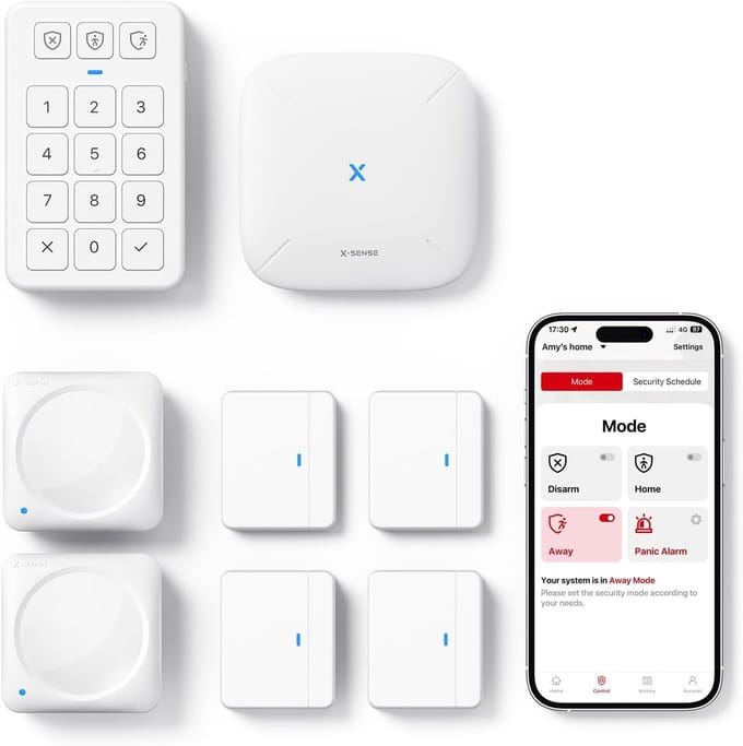 Slim WiFi Alarmsysteem Thuis en Appartement met App Bediening