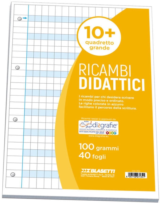 Blasetti 7434 schrijfblok & schrift