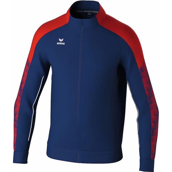 Erima Evo Star Trainingsjack Kinderen - Marine / Rood | Maat: 152