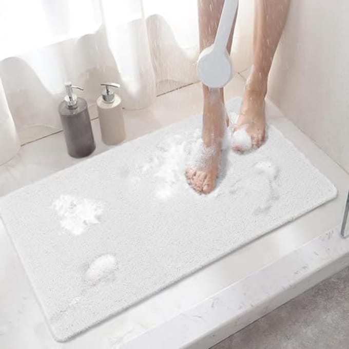 PromoHome Douchemat - Antislip Badkamermat met Massage-effect - 40x60 cm