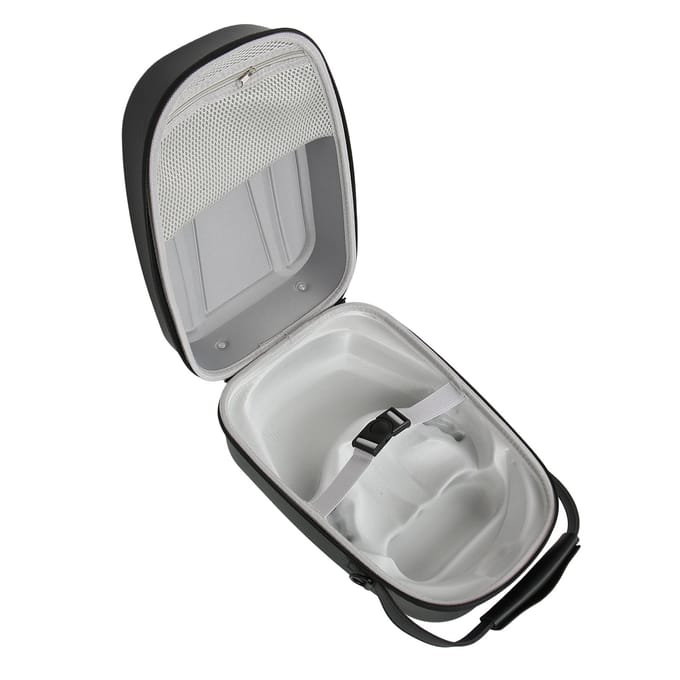Mallette Rigide de Transport EVA Durable Portable Résistante aux Chocs Grande Capacité Étui VR pour PS5 VR2 Straw Mat Pattern gray
