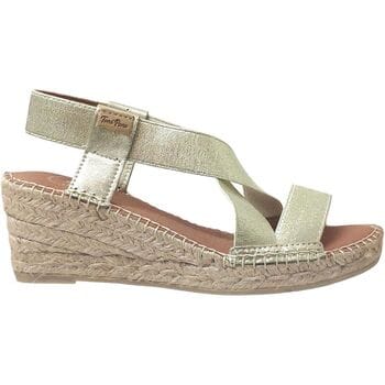 Metallic sleehak sandaal met bandjes | TURA-RC