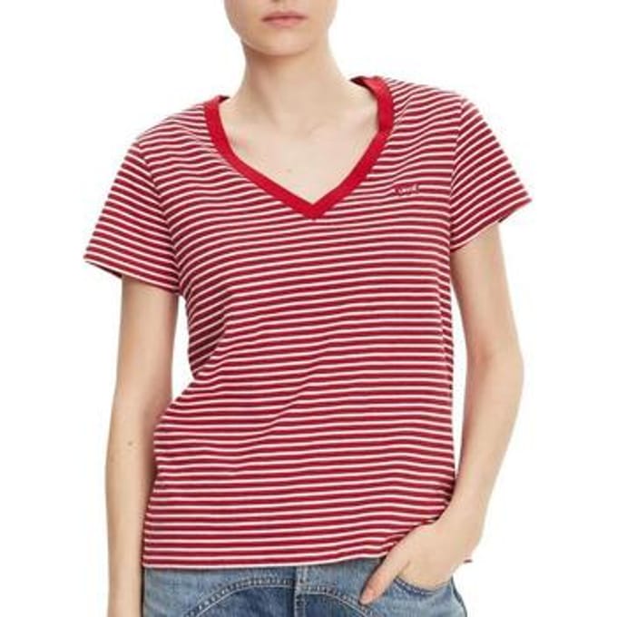 T-shirt Korte Mouw Levis Perfect Vneck