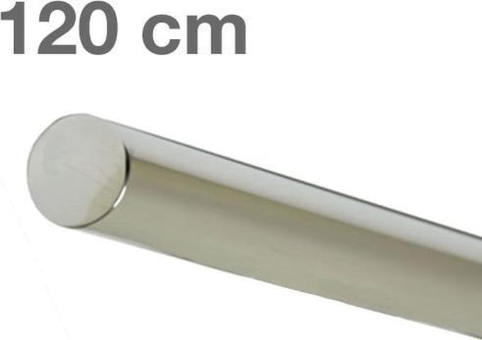 RVS Gepolijst Trapleuning 120 cm - Zonder houders