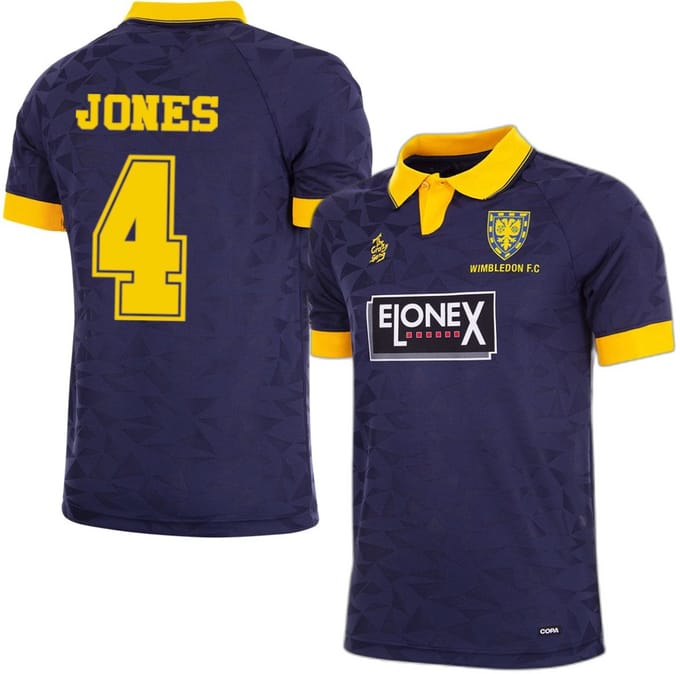 Wimbledon FC Retro Voetbalshirt 1994-1995 + Jones 4 - S