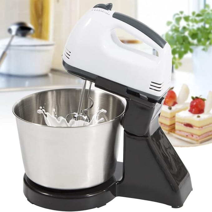 ZRSS® Deegmachine 100 W - Kneedmachine - Deegmixer - Keukenmachine - Keukenmixer - 7 Snelheden