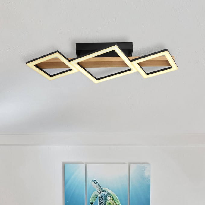 Globo LED plafondlamp Dustin, 3-lamps