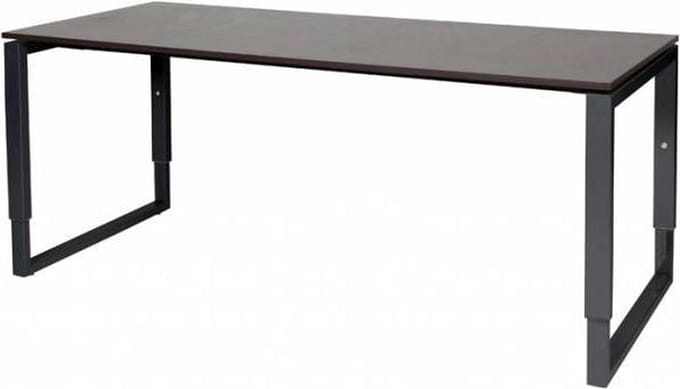 Verstelbaar Bureau - Plus 180x80 logan - zwart frame