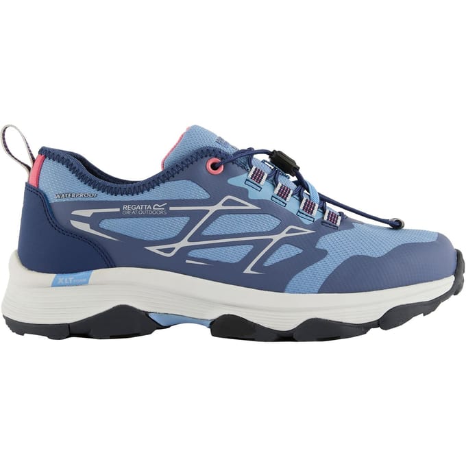 Regatta Dames/Dames Blaze II Waterdichte Trainers (Gewassen denim/viatorblauw)