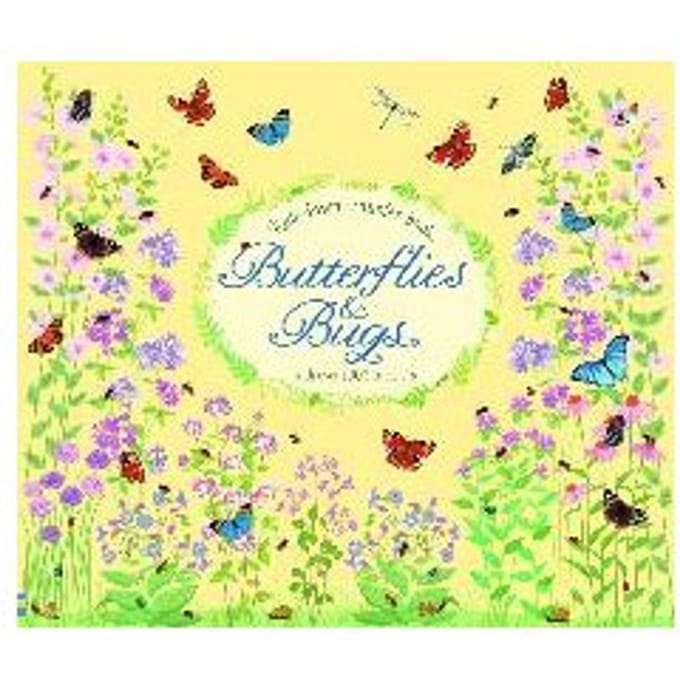 Rub-Down Transfer Book Butterflies And Bugs - Hannah Watson