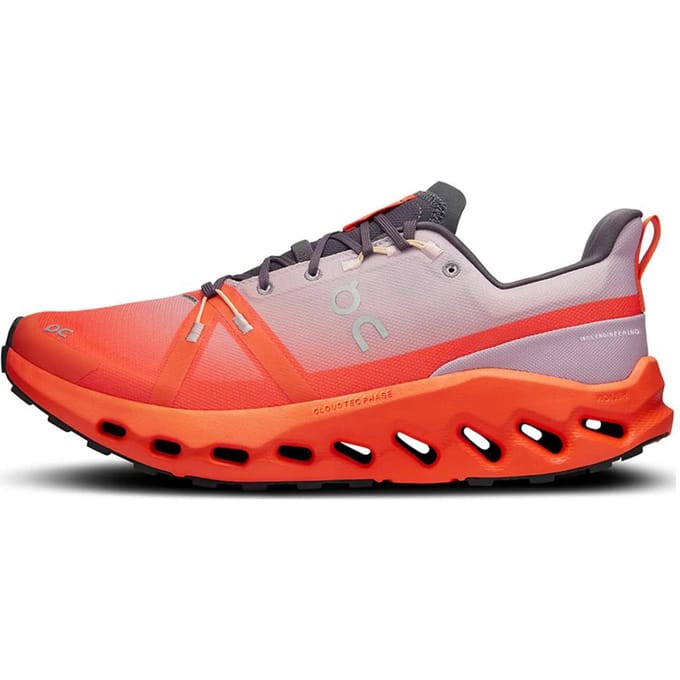 On Running Cloudsurfer Trail Waterdichte Mauve Flame (Dames) Damessneakers 3WE10291906 39 gray
