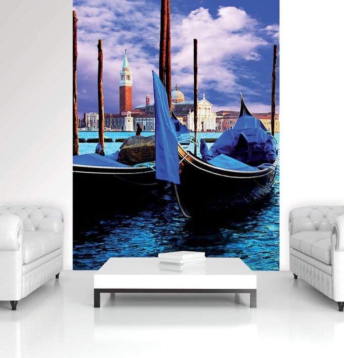 City Venice Gondola Photo Wallcovering