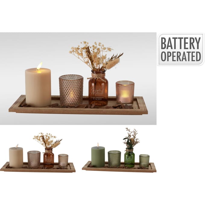 Giftset 6 delig led 38x14x1,5cm
