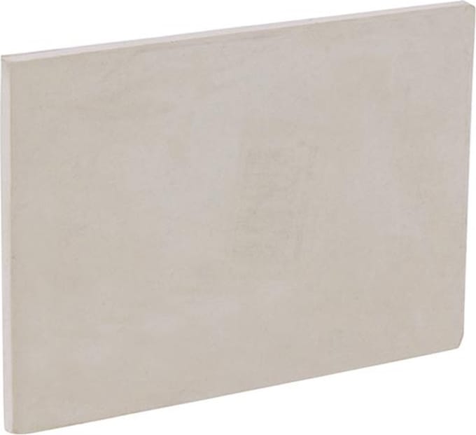 Plamuurrubber 100x70x5mm Wit