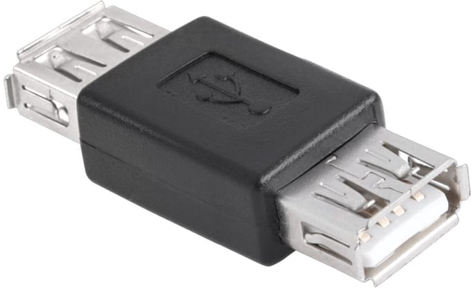 VLTG USB Koppelstuk - USB-A (v) naar USB-A (v) - USB 2.0