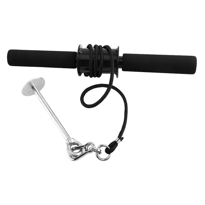 Polsroller Ripper Onderarmtrainer Kracht Polscurler Voor Pols Onderarm Krachttraining black