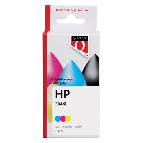 Inktcartridge Quantore alternatief tbv HP N9K07AE 304XL kleur | 1 stuk