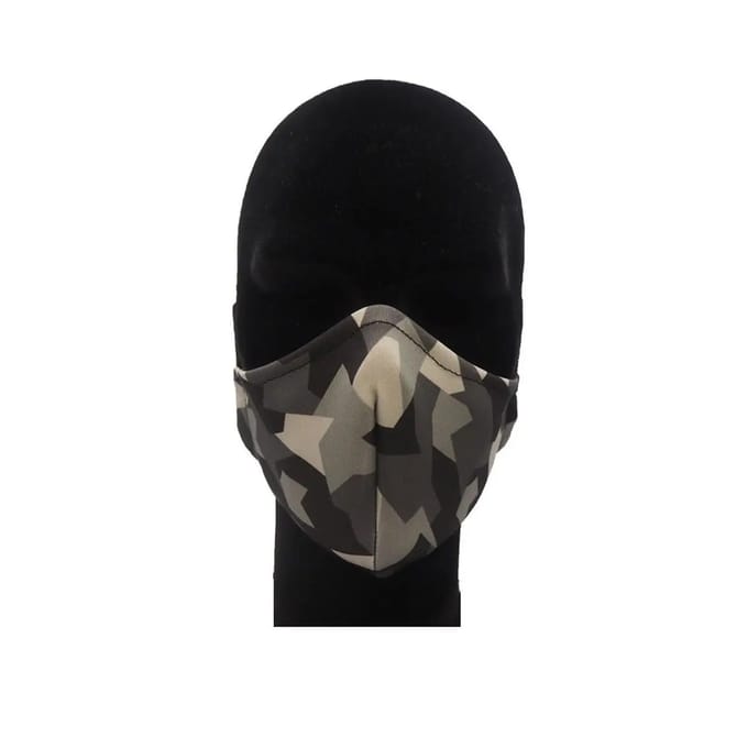 Gezichtsmasker MATT Geometric Camo Black