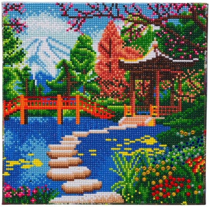 Crystal Art Card Tuinen Van Fuji