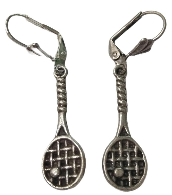 Oorhangers tennisracket