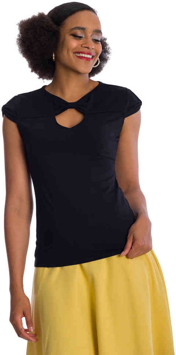 Banned - BE FREE JERSEY Top - M - Zwart