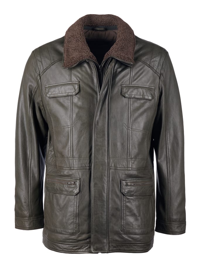 JCC Ledermantel 41607