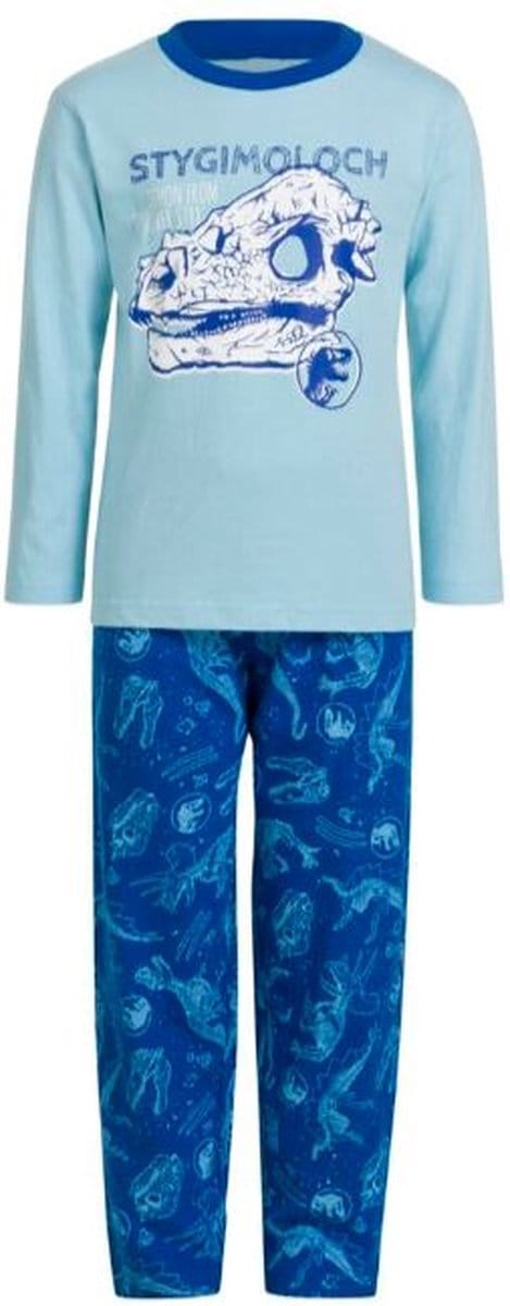 Jurassic World Dino Pyjama - Maat 116/122 Blauw