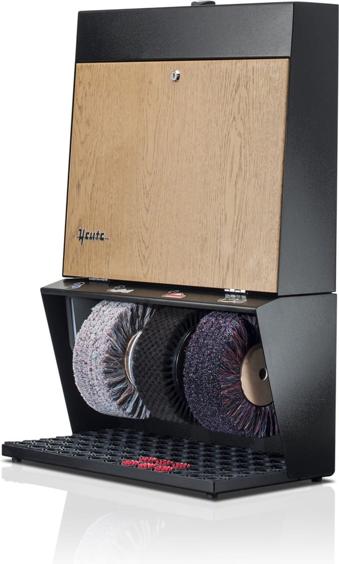 Heute Polifix 3 - Schoenpoetsmachine - Door Bright Oak - House Black