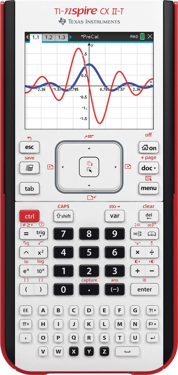 Texas Instruments Grafische Rekenmachine TI-Nspire™ CX II-T