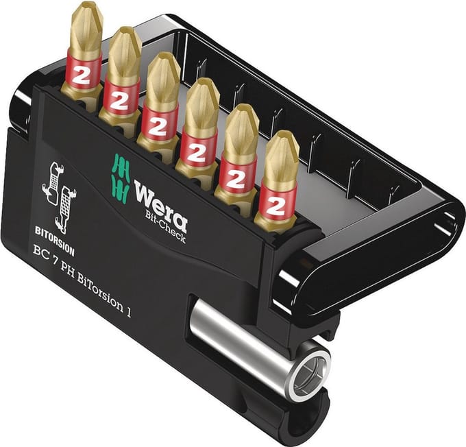 Wera 7-delige bitset - Bit-Check 7 PH BiTorsion 1
