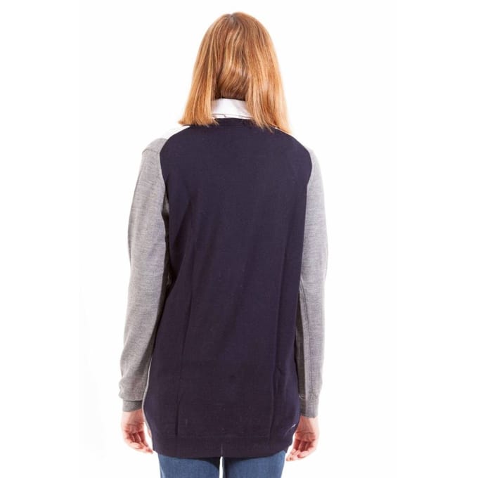 Kleurblok Gebreide Cardigan
