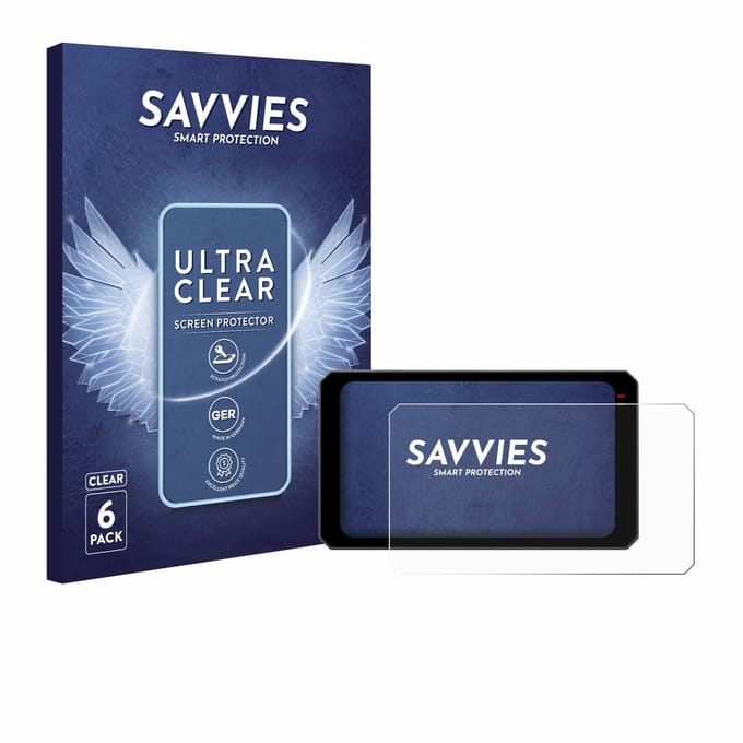 Savvies - Screenprotector voor Chigee AIO-6 Max - Folie Beschermfolie transparant 6 Stuks