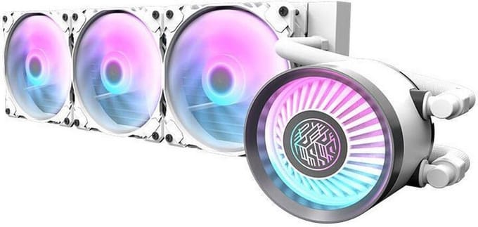 Darkflash DN 360 CPU liquid cooling (white) - CPU waterkoeling - Maximaal 30 dBA