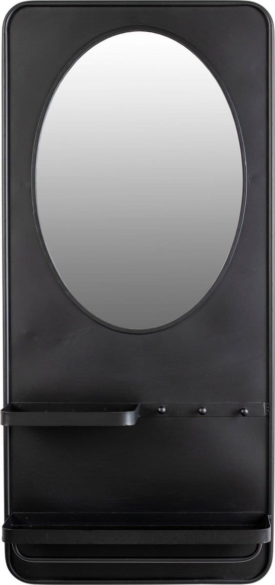 Housecraft Living Pascal Spiegel Wandplank L - Zwart