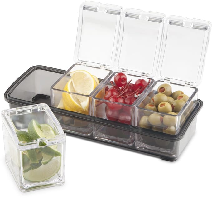 Dailygoody - Garnish Bar Caddy - Cocktail Accessoires - Organiseer je